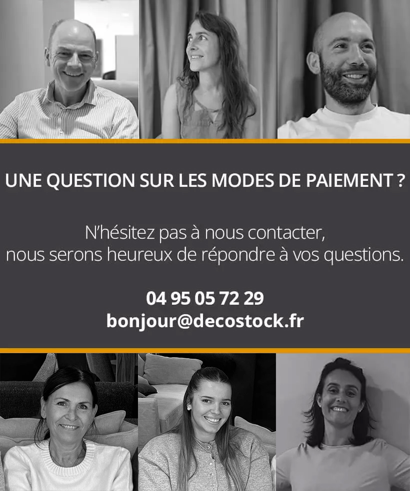 Un question sur les paiements ? Contactez-nous.