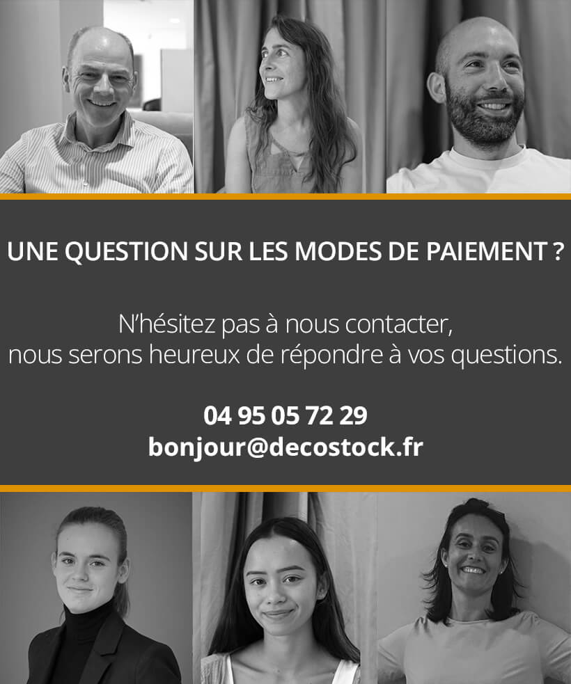 Un question sur les paiements ? Contactez-nous.