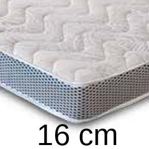 Matelas Visco soft 16 cm - mousse HR 35 kg/m3 et visco élastique - confort ferme - accueil moelleux - couchage quotidien