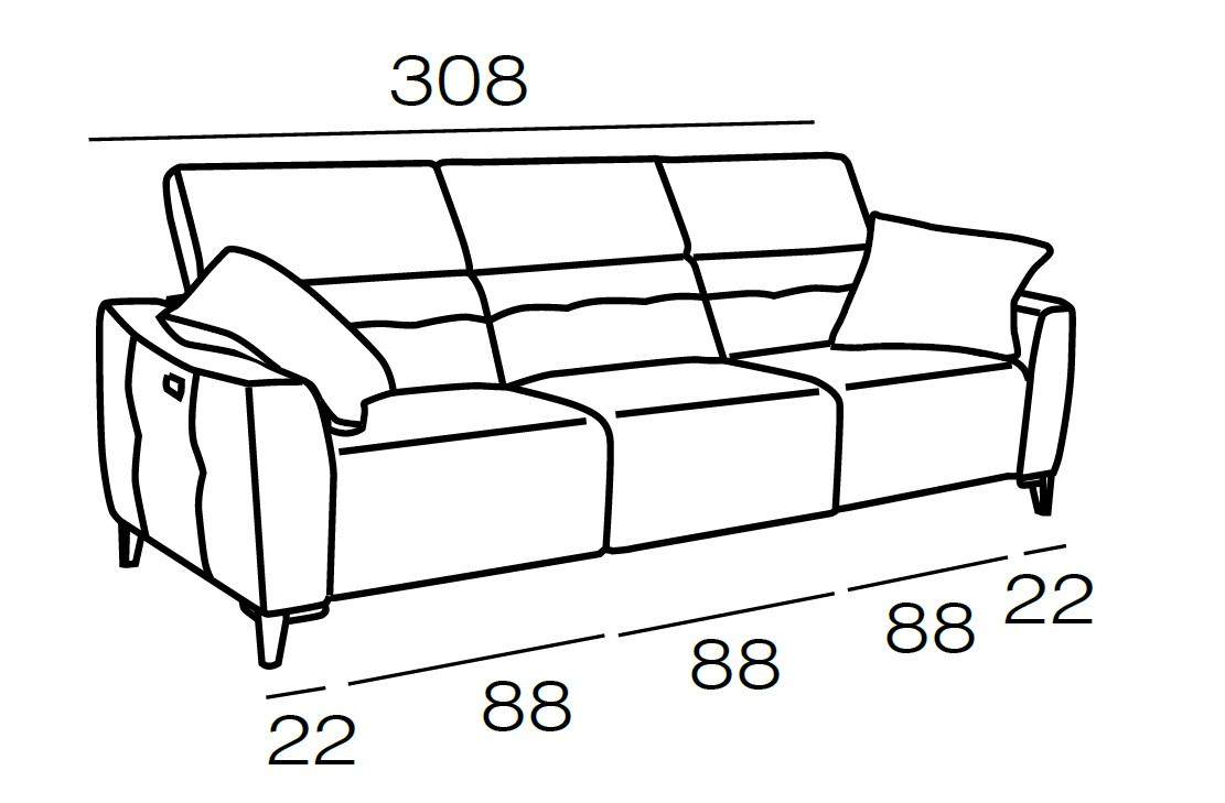 4,5 Places - 3 Assises