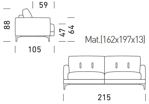 Maxi 3/4 Places - couchage 160