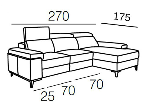 2,5 Places + méridienne