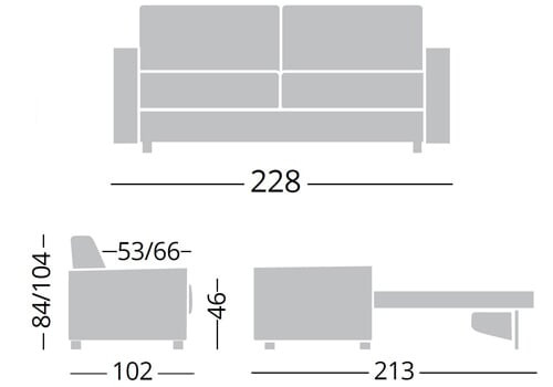 Maxi 3/4 Places - Couchage 160