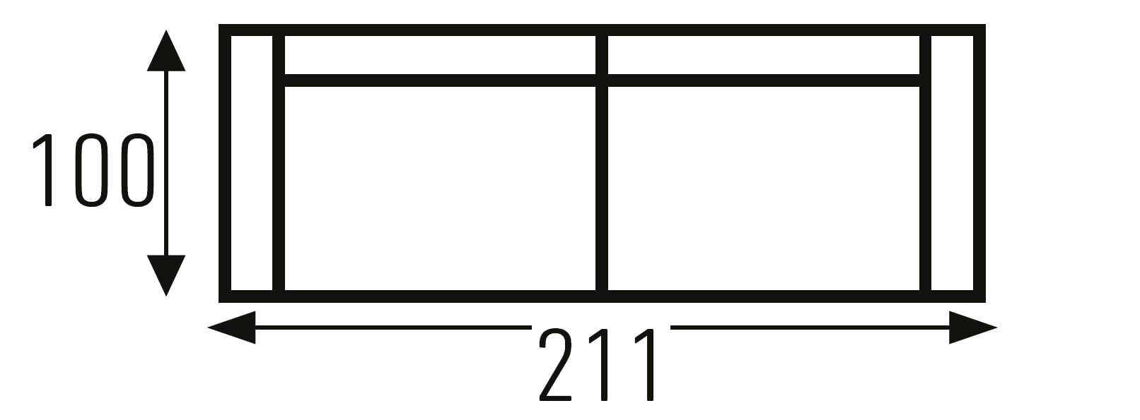 Maxi 3 Places - Couchage 160