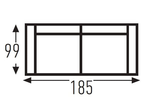 3 Places - Couchage 140