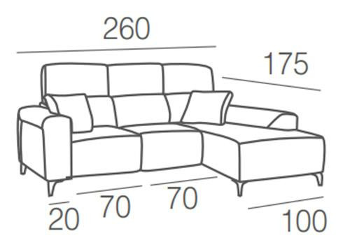 2,5 Places + Méridienne