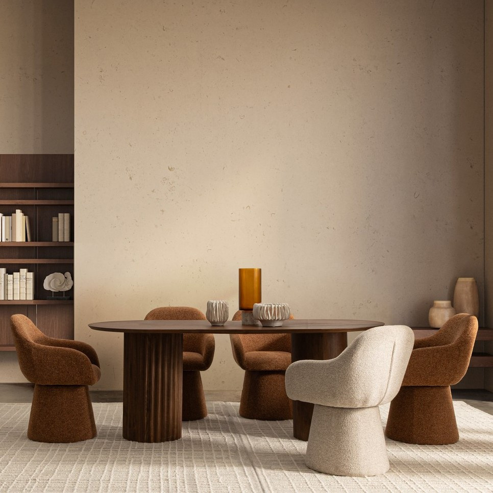 Table de repas Orissa avec chaises Antara Bizzotto