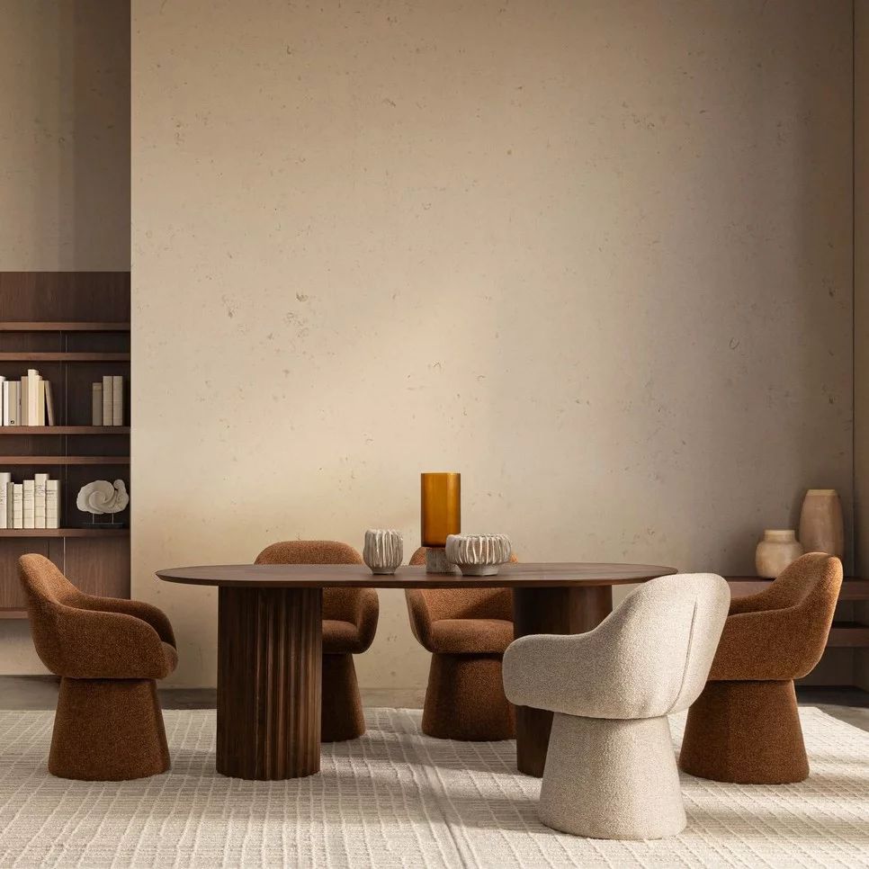 Table de repas Orissa avec chaises Antara Bizzotto