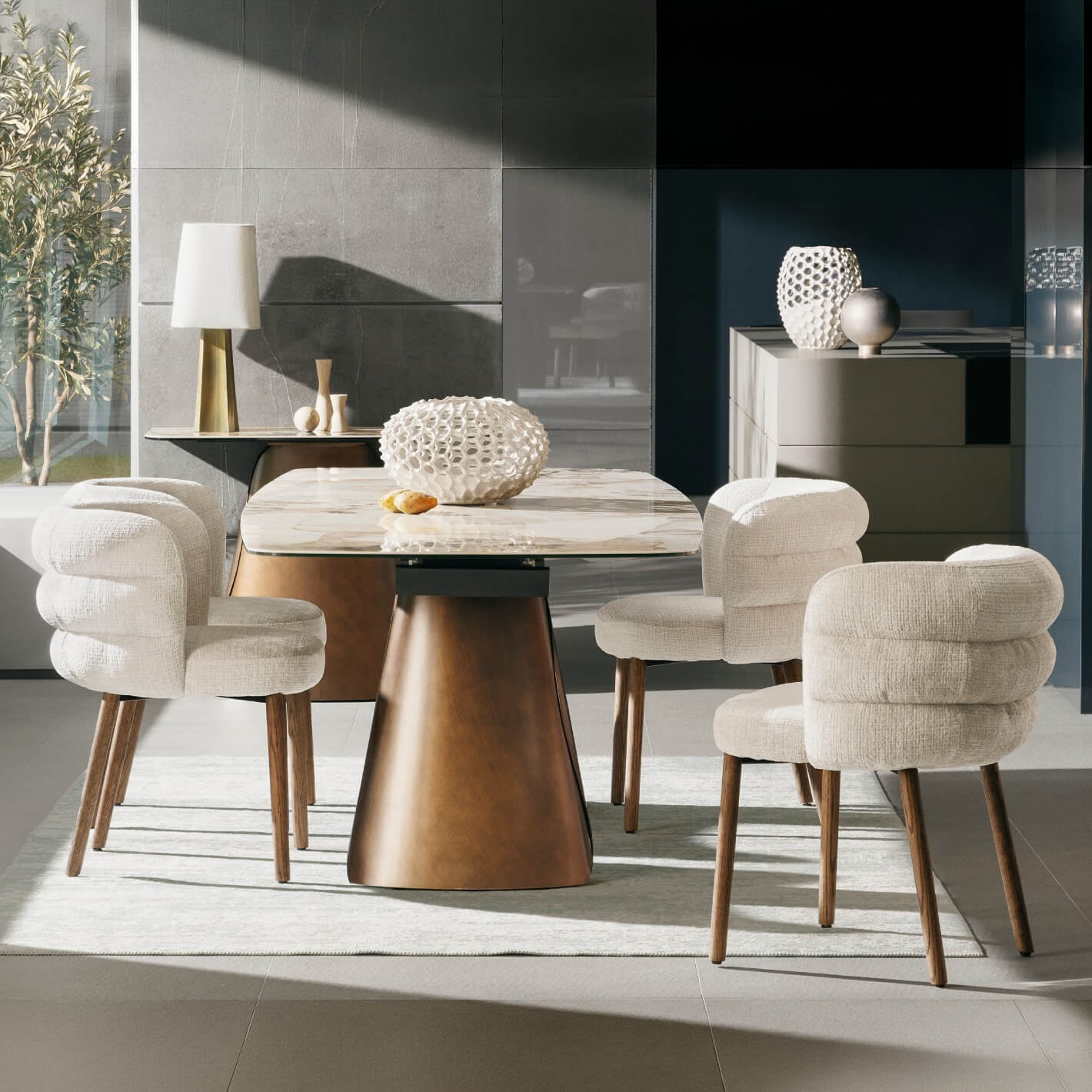Table Patagonia et fauteuil Ilma Bizzotto