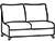 Logo "Canap&eacute; sans accoudoirs"